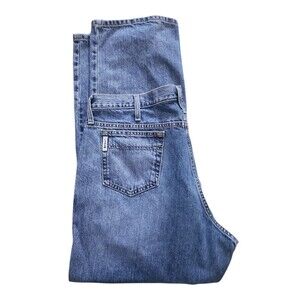 Cinch Jeans Men's 40x32 White Label Relaxed Fit Straight Leg Med Stonewash